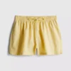 Shorts aus Baumwollmischung mit elastischem Bund