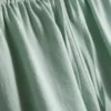 Shorts aus Baumwollmischung mit elastischem Bund