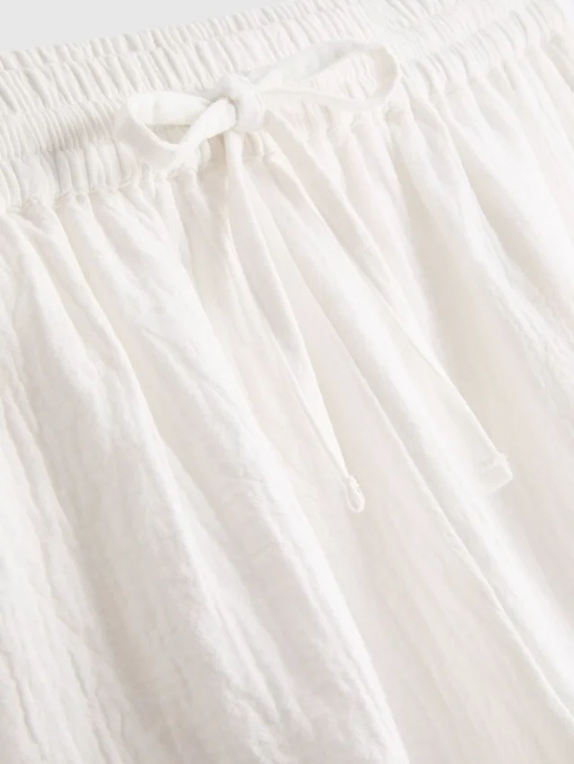 Shorts aus Baumwollmusselin