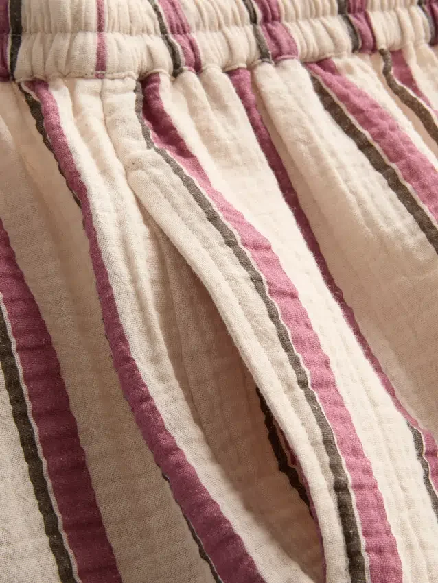 Shorts aus Baumwollmusselin