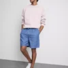 Shorts aus Leinenmischung mit Kordelzug