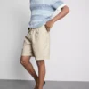 Shorts aus Leinenmischung mit Kordelzug