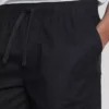 Shorts aus Leinenmischung mit Kordelzug