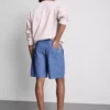Shorts aus Leinenmischung mit Kordelzug