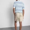 Shorts aus Leinenmischung mit Kordelzug