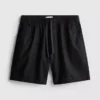 Shorts aus Leinenmischung mit Kordelzug