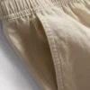 Shorts aus Leinenmischung mit Kordelzug
