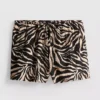 Shorts mit bedrucktem Crinkle-Muster