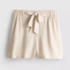 Shorts mit Gürtel zum Hineinschlüpfen