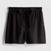 Shorts mit Gürtel zum Hineinschlüpfen