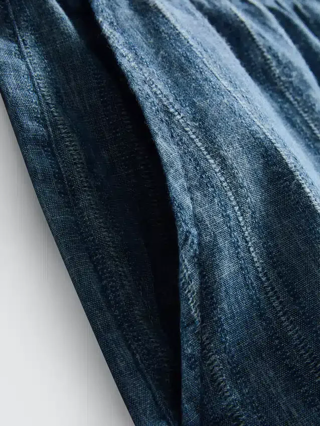 Shorts mit strukturiertem Kordelzug in der Taille