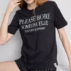 Shorty-Schlafanzug mit dem Slogan «The Devil Wears Prada»