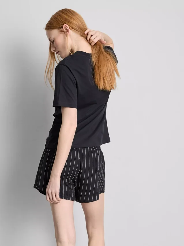 Shorty-Schlafanzug mit dem Slogan «The Devil Wears Prada»