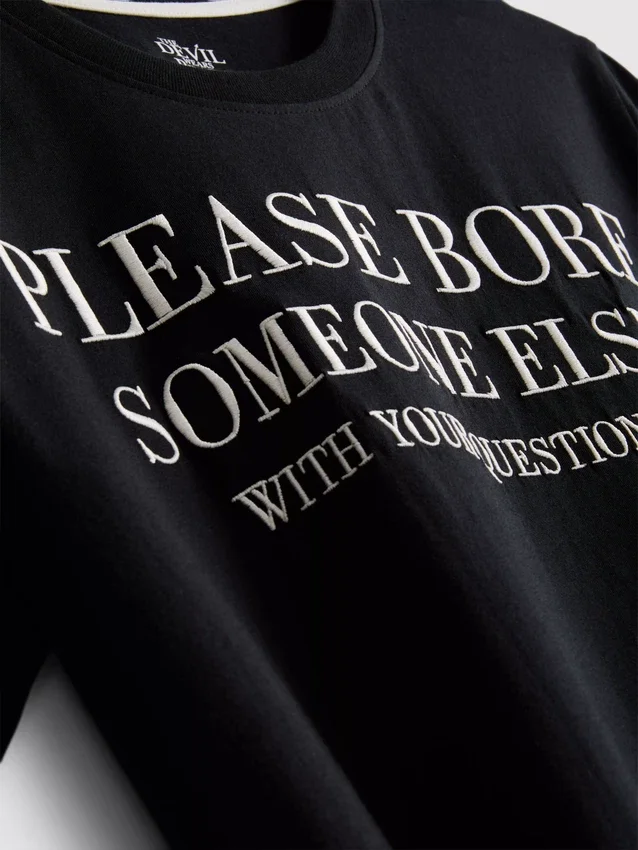 Shorty-Schlafanzug mit dem Slogan «The Devil Wears Prada»