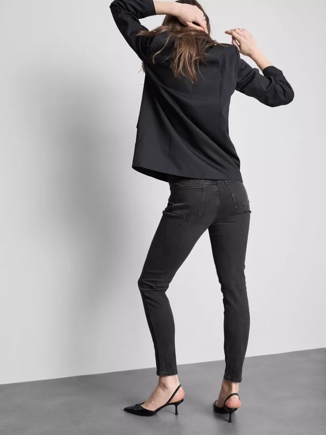 Skinny-Jeans aus Denim mit hohem Baumwollanteil