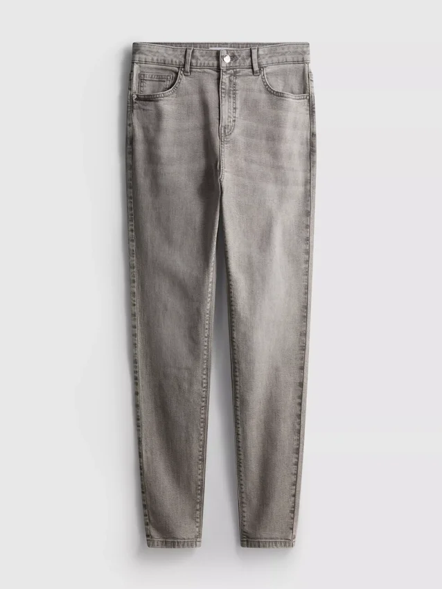 Skinny-Jeans aus Denim mit hohem Baumwollanteil