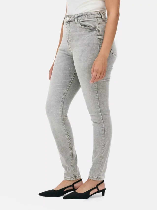 Skinny-Jeans mit hoher Taille