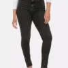 Skinny-Jeans mit hoher Taille