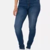 Skinny-Jeans mit hoher Taille