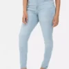 Skinny-Jeans mit hoher Taille