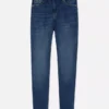 Skinny-Jeans mit hoher Taille