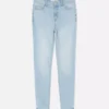 Skinny-Jeans mit hoher Taille
