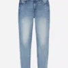 Skinny-Jeans mit hoher Taille