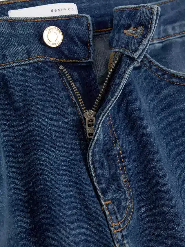 Skinny-Jeans mit hoher Taille