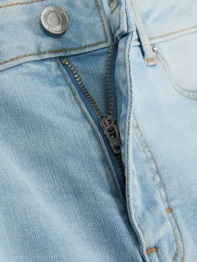 Skinny-Jeans mit hoher Taille