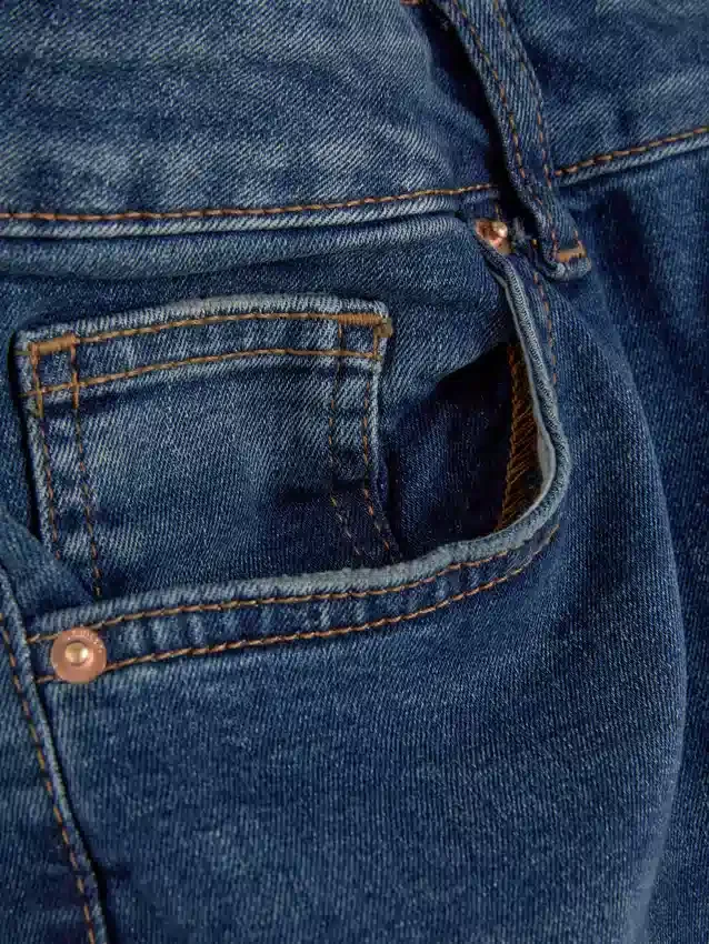 Skinny-Jeans mit hoher Taille