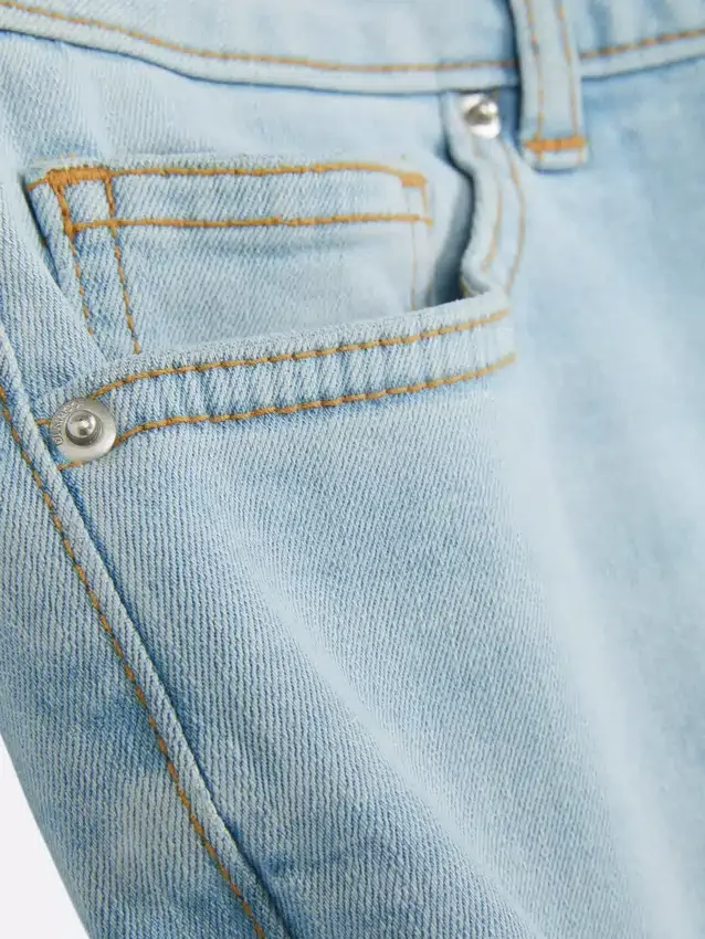 Skinny-Jeans mit hoher Taille