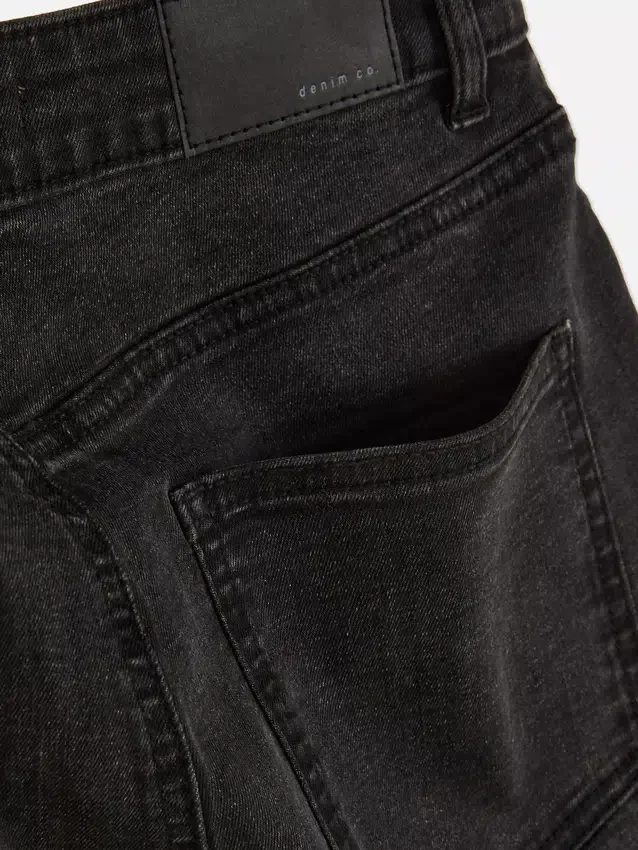 Skinny-Jeans mit hoher Taille