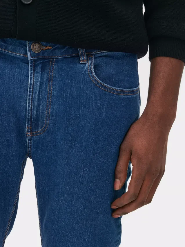 Skinny-Jeans mit mittlerer Leibhöhe
