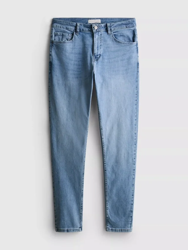 Skinny-Jeans mit mittlerer Leibhöhe