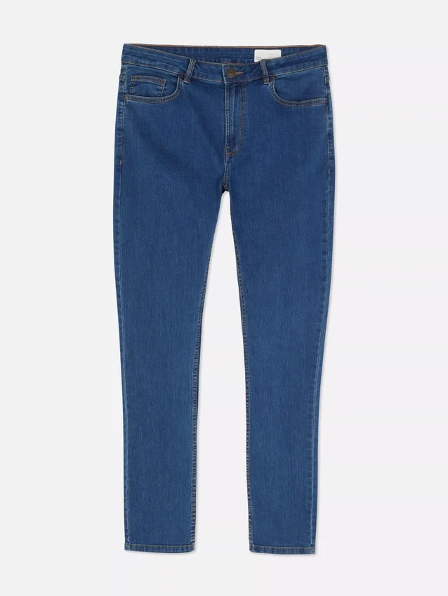 Skinny-Jeans mit mittlerer Leibhöhe