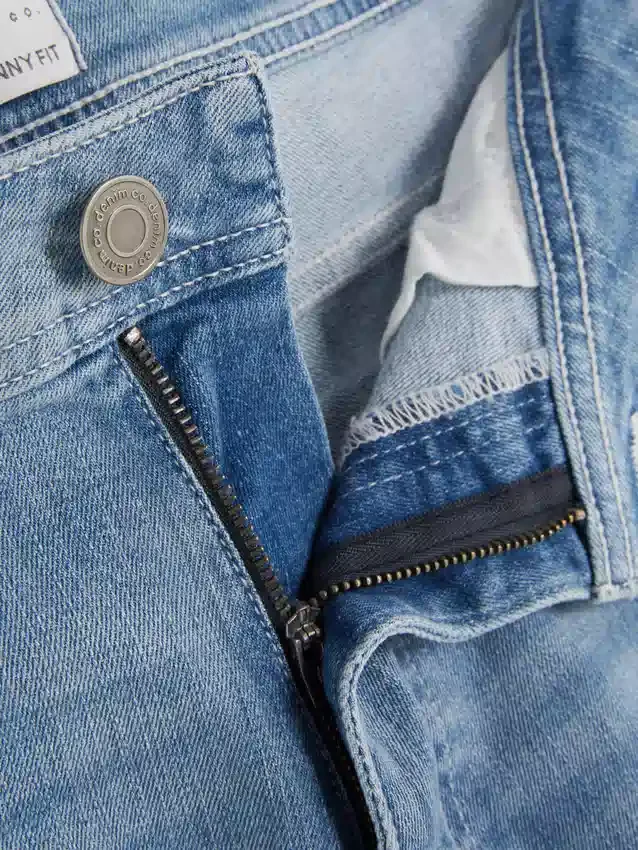 Skinny-Jeans mit mittlerer Leibhöhe