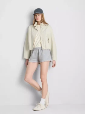 Skinny-Jersey-Shorts mit hohem Baumwollanteil