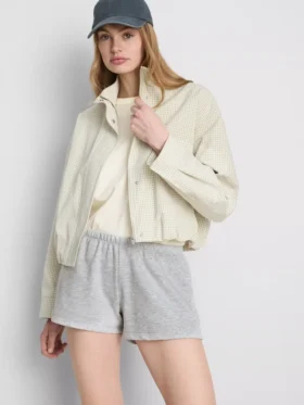 Skinny-Jersey-Shorts mit hohem Baumwollanteil