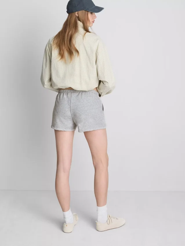 Skinny-Jersey-Shorts mit hohem Baumwollanteil