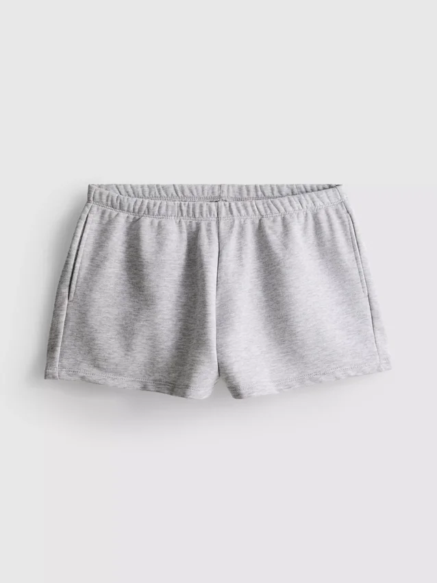 Skinny-Jersey-Shorts mit hohem Baumwollanteil