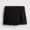 Skort mit Bindebändern an den Seiten