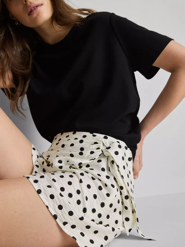 Skort mit Polka-Dots