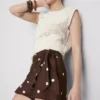 Skort mit Polka-Dots