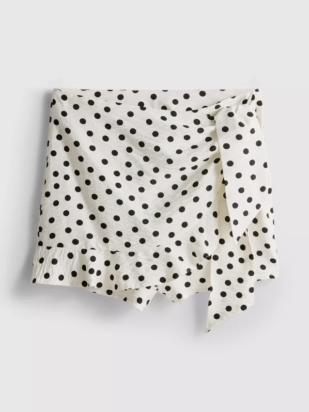 Skort mit Polka-Dots