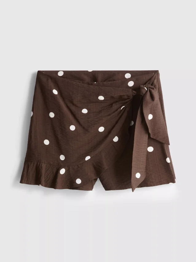 Skort mit Polka-Dots