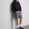 Slim-Fit-Jeansshorts mit mittlerer Leibhöhe