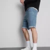 Slim-Fit-Jeansshorts mit mittlerer Leibhöhe