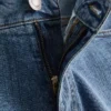 Slim-Fit-Jeansshorts mit mittlerer Leibhöhe