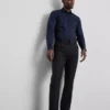 Slim-Fit-Stretch-Hemd mit Knöpfen