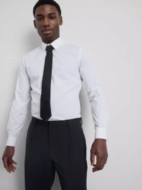 Slim-Fit-Stretch-Hemd mit Knöpfen
